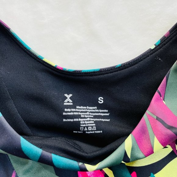 Xersion Womens Move High Rise 7/8 Ankle Leggings Sports Bra Set Anti Odor Small - Picture 5 of 9